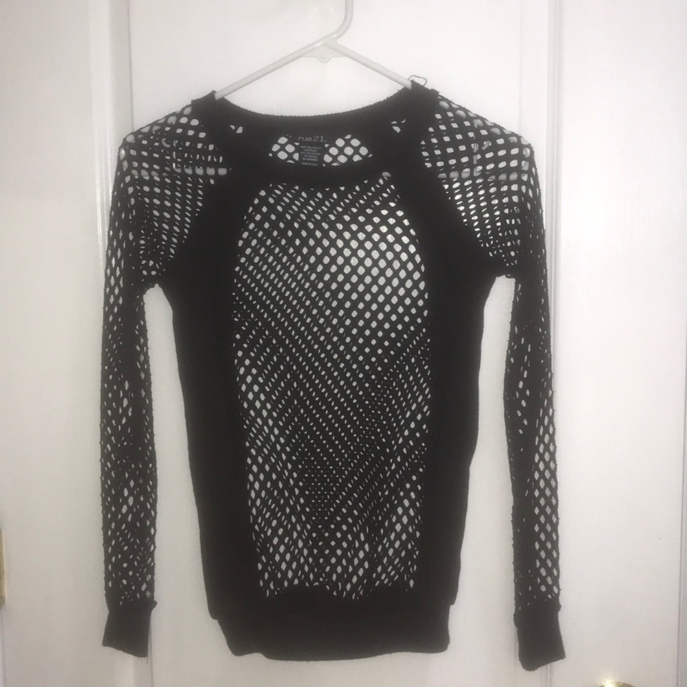 Rue 21 black cover up top